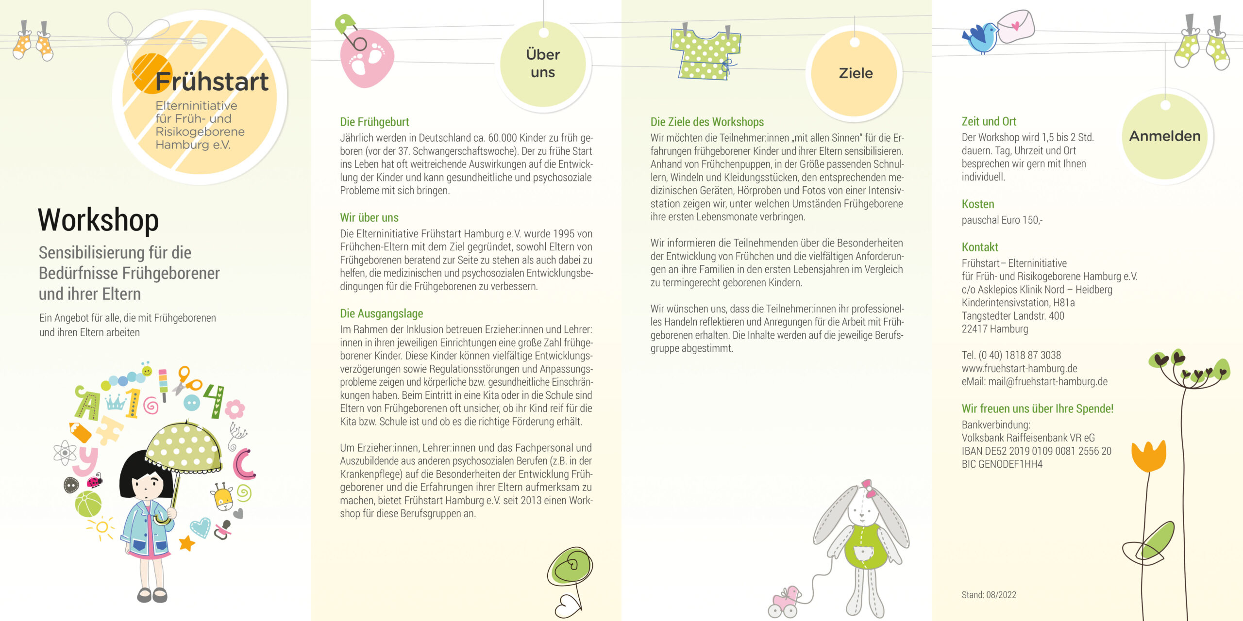 Informationen zum Kita-Workshop von Frühstart Hamburg e.V.